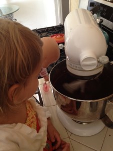 Next it was home to bake cupcakes to celebrate Makana's would-be 10th birthday. 